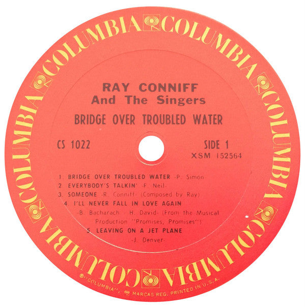 Ray Conniff And The Singers : Bridge Over Troubled Water (LP, Album, RE)