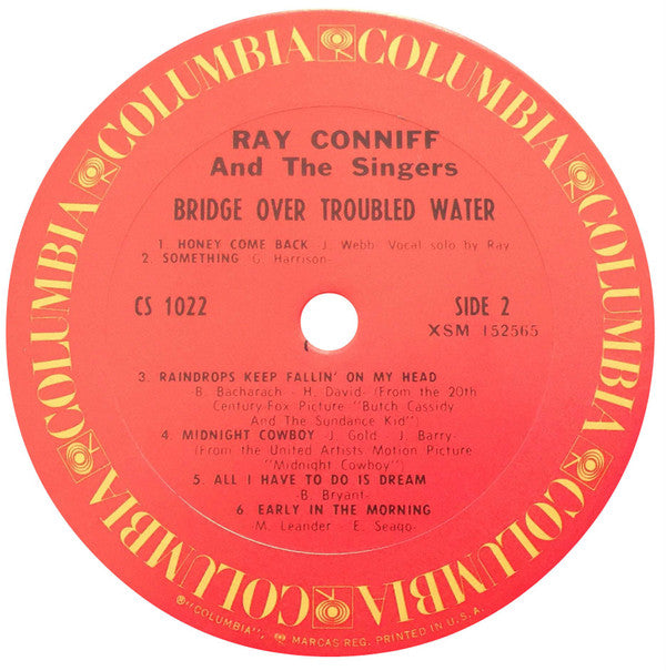 Ray Conniff And The Singers : Bridge Over Troubled Water (LP, Album, RE)