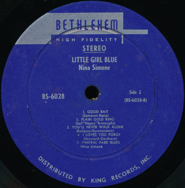 Nina Simone : Little Girl Blue (LP, Album, RP)