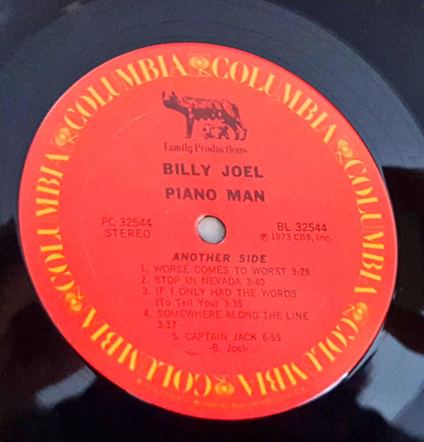 Billy Joel : Piano Man (LP, Album, RE)