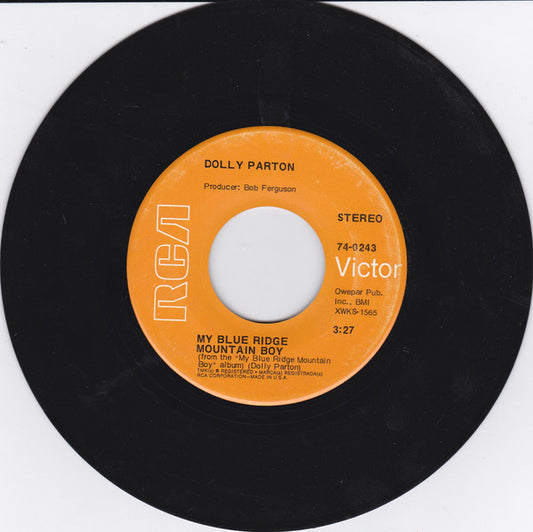 Dolly Parton : My Blue Ridge Mountain Boy / `Til Death Do Us Part (7", Single)
