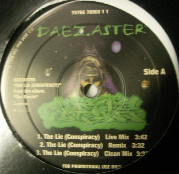 Daezaster : The Lie (Conspiracy) (12", Promo)