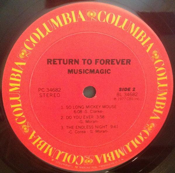 Return To Forever : Musicmagic (LP, Album, Pit)