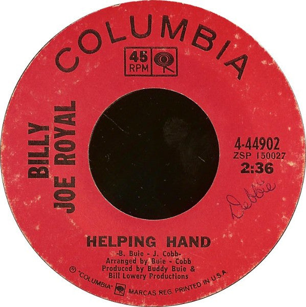 Billy Joe Royal : Cherry Hill Park (7", Single, Pit)