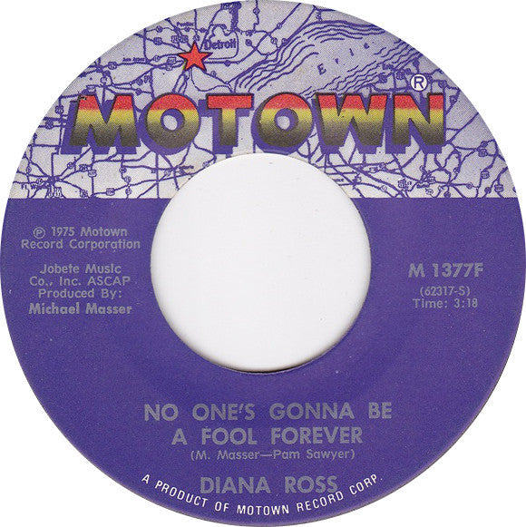 Diana Ross : Theme From Mahogany (Do You Know Where You're Going To) / No One's Gonna Be A Fool Forever (7", Hol)