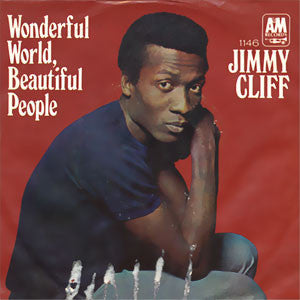 Jimmy Cliff : Wonderful World, Beautiful People / Waterfall (7", Single, Styrene, Ter)