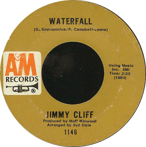 Jimmy Cliff : Wonderful World, Beautiful People / Waterfall (7", Single, Styrene, Ter)