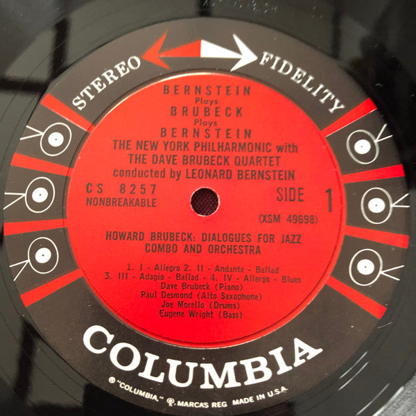 The Dave Brubeck Quartet : Bernstein Plays Brubeck Plays Bernstein (LP, Hol)