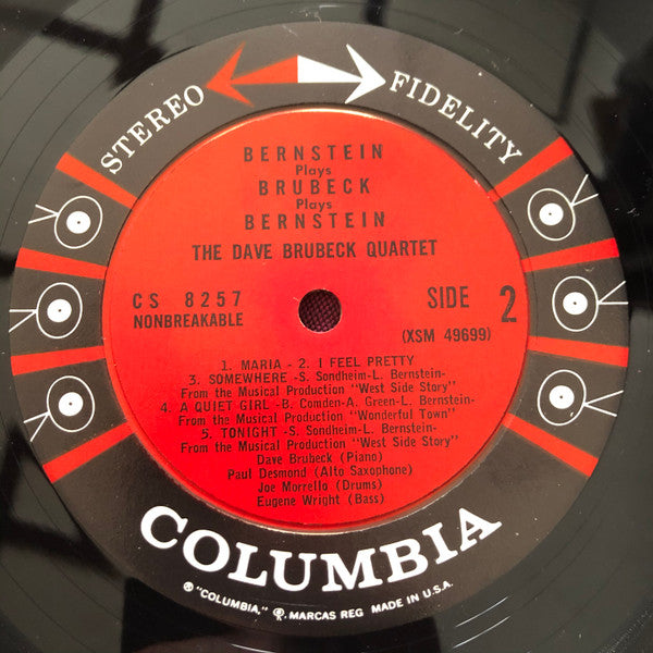 The Dave Brubeck Quartet : Bernstein Plays Brubeck Plays Bernstein (LP, Hol)