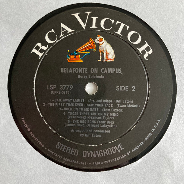 Harry Belafonte : Belafonte On Campus (LP, Album)