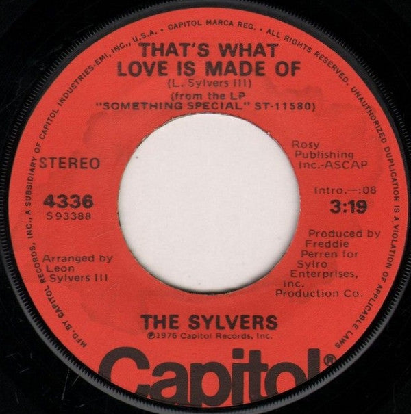 The Sylvers : Hot Line (7", Single, Jac)