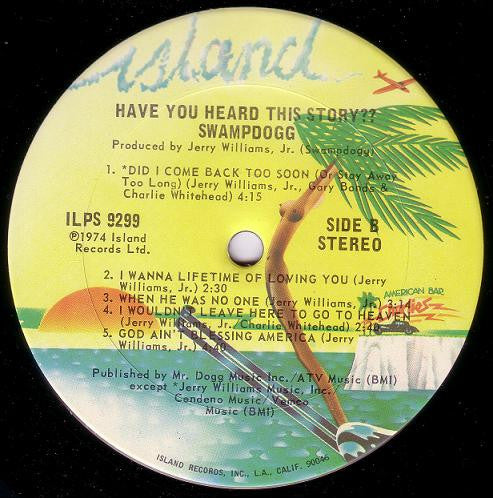 Swamp Dogg : Have You Heard This Story?? (LP, Album)