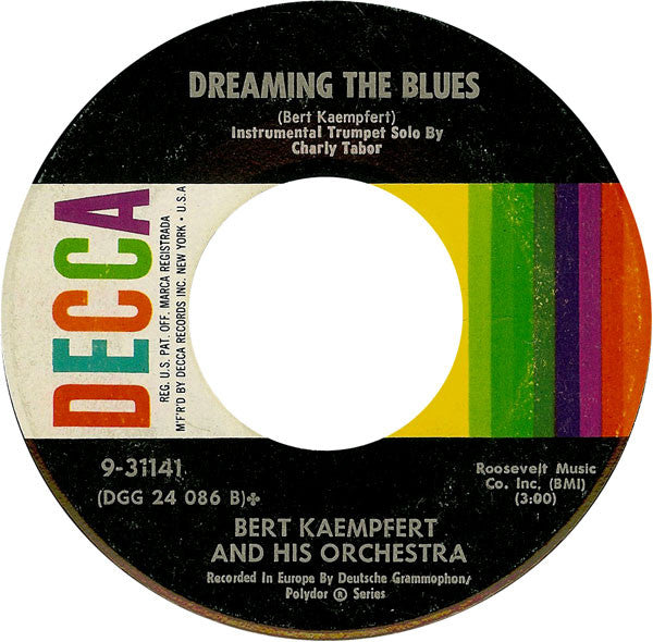 Bert Kaempfert And His Orchestra* : Wonderland By Night (Wunderland Bei Nacht) (7", Single, Glo)