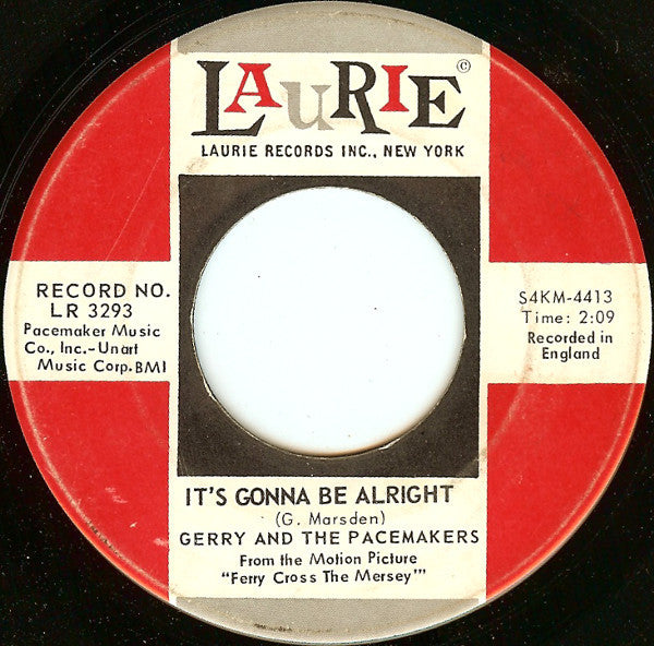 Gerry And The Pacemakers* : It's Gonna Be Alright (7", RCA)