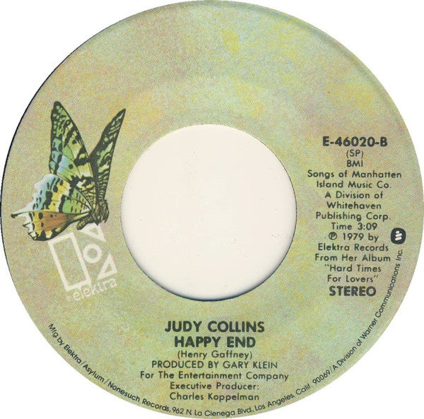 Judy Collins : Hard Times For Lovers (7", Single)