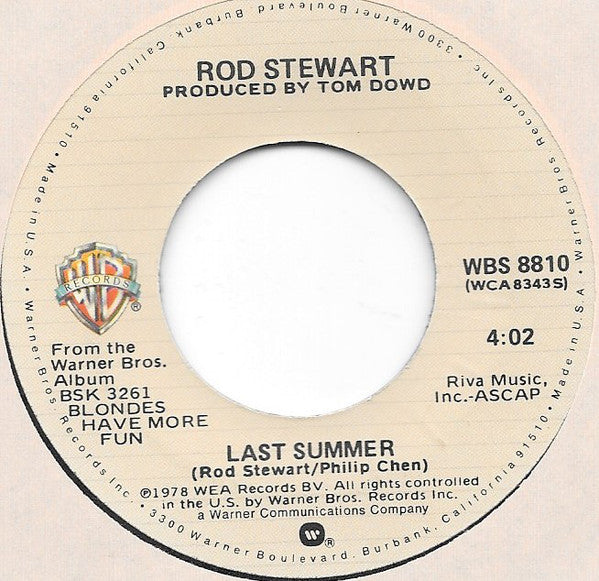 Rod Stewart : Ain't Love A Bitch (7")