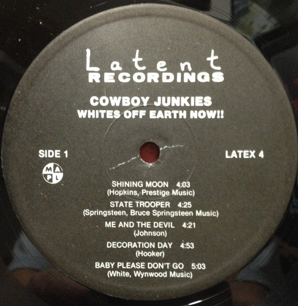 Cowboy Junkies : Whites Off Earth Now!! (LP, Album, RE)