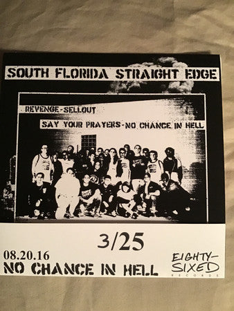 xhitlistx* : No Chance In Hell (7", EP, Ltd, Num, Alt)