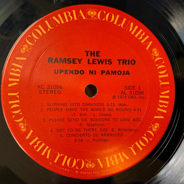 The Ramsey Lewis Trio : Upendo Ni Pamoja (LP, Album, Pit)