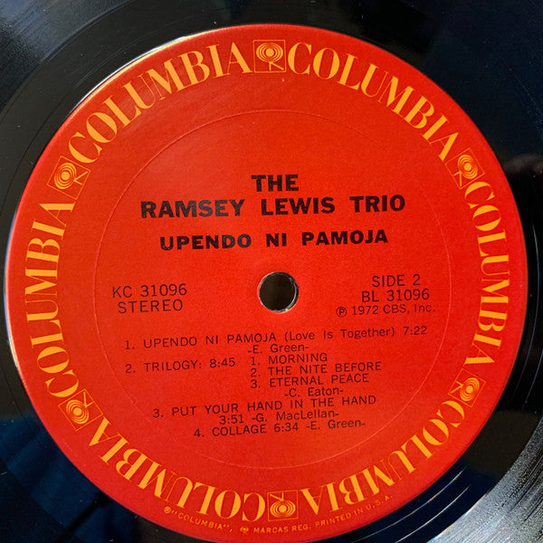 The Ramsey Lewis Trio : Upendo Ni Pamoja (LP, Album, Pit)