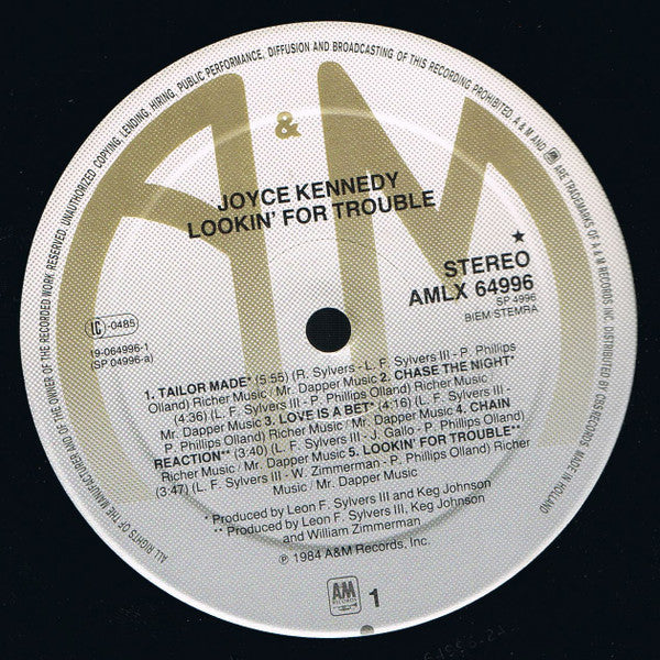 Joyce Kennedy : Lookin' For Trouble (LP, Album)