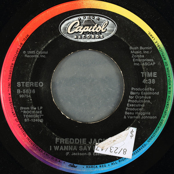 Freddie Jackson : Tasty Love (7", Spe)