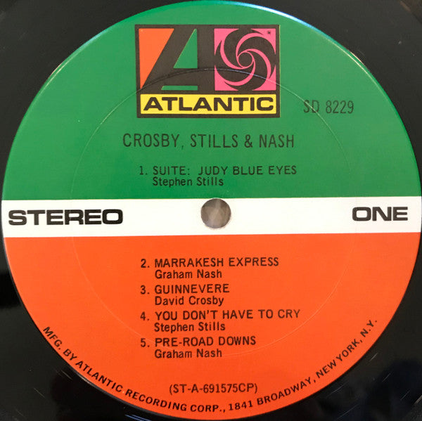 Crosby, Stills & Nash : Crosby, Stills & Nash (LP, Album, CP )