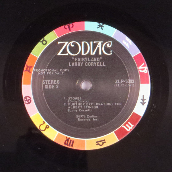Larry Coryell : Fairyland (LP, Album, Promo, RE, San)