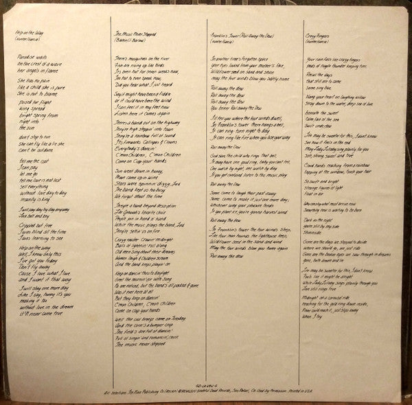 The Grateful Dead : Blues For Allah (LP, Album, All)