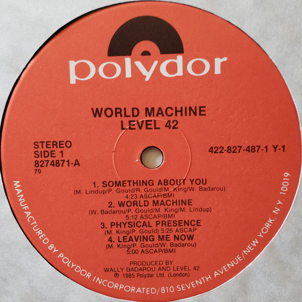 Level 42 : World Machine (LP, Album, 70 )