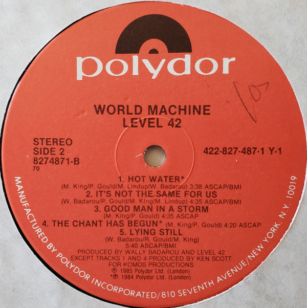 Level 42 : World Machine (LP, Album, 70 )