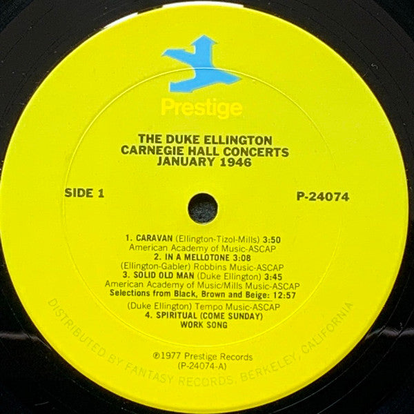 Duke Ellington And His Orchestra : The Duke Ellington Carnegie Hall Concerts January 1946 (2xLP, San)