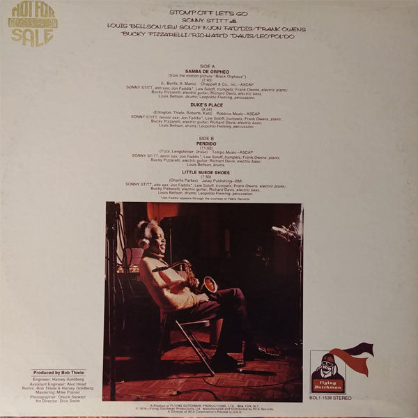 Sonny Stitt : Stomp Off Let's Go (LP, Album, Ind)