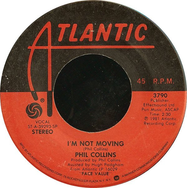 Phil Collins : I Missed Again (7", Single, SP )