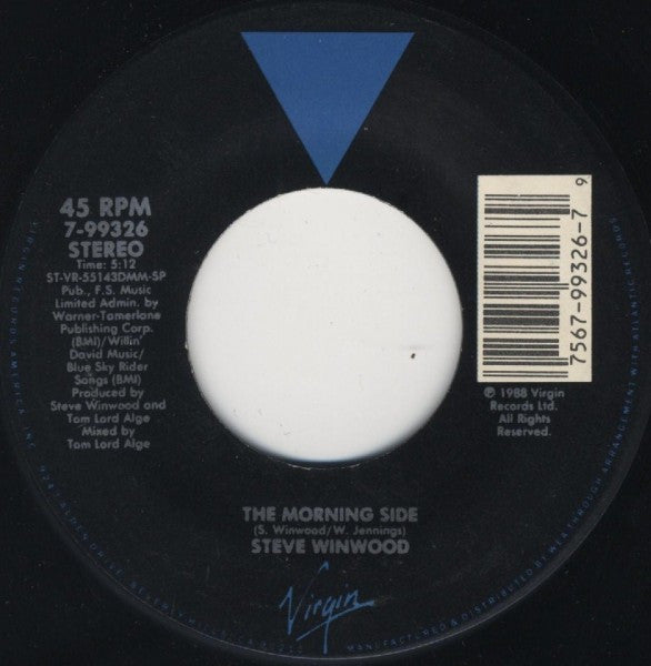 Steve Winwood : Roll With It (7", Single, SP )