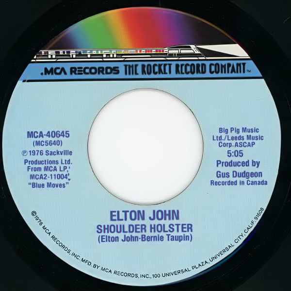 Elton John : Sorry Seems To Be The Hardest Word (7", Single, PRC)