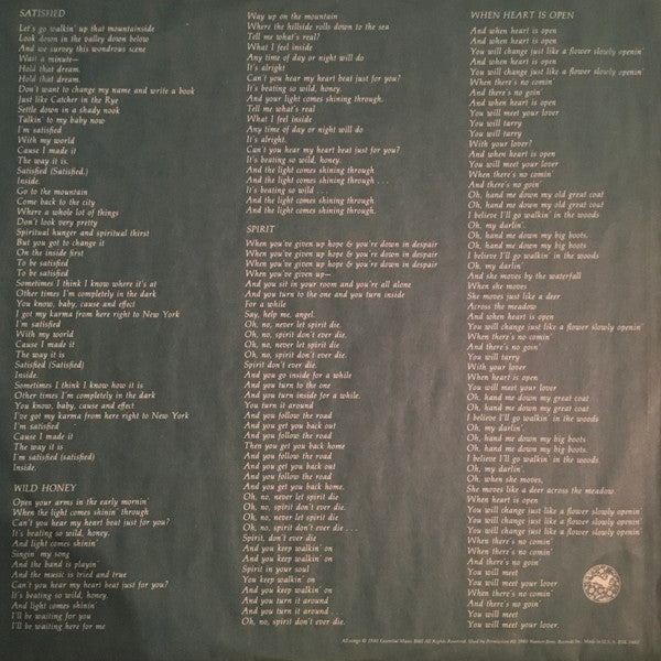 Van Morrison : Common One (LP, Album, Club)