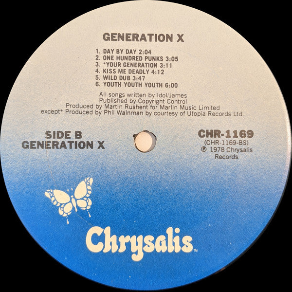 Generation X (4) : Generation X (LP, Album, Ter)
