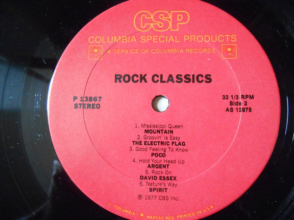 Various : Rock Classics (LP, Comp)