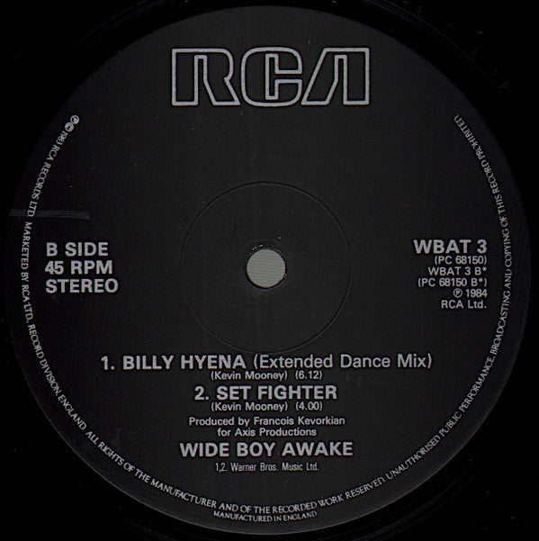 Wide Boy Awake : Billy Hyena (12")