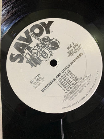 Stan Getz, Al Cohn, Serge Chaloff, Brew Moore, Allen Eager : Brothers And Other Mothers (2xLP, Comp, Promo)