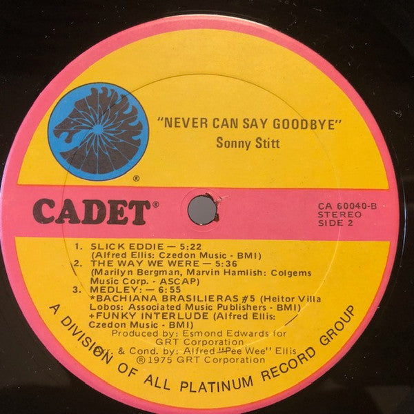 Sonny Stitt : Never Can Say Goodbye (LP, Album, RP, )