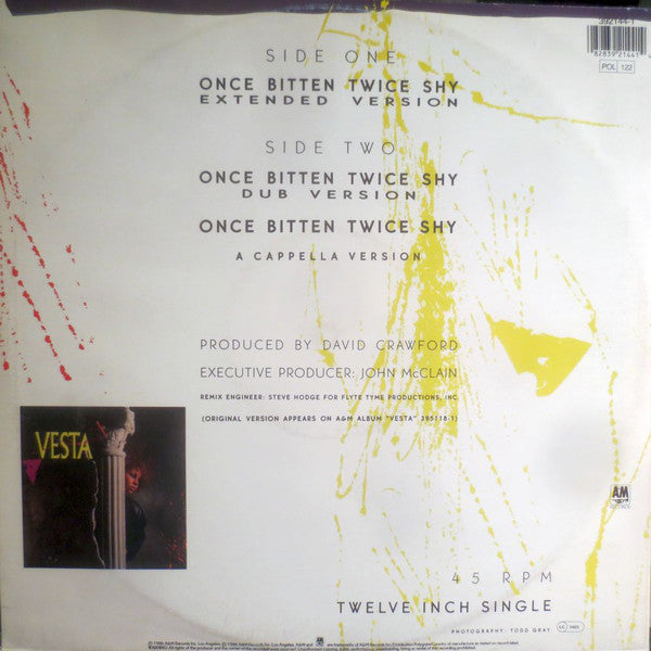 Vesta* : Once Bitten Twice Shy (12", Single)