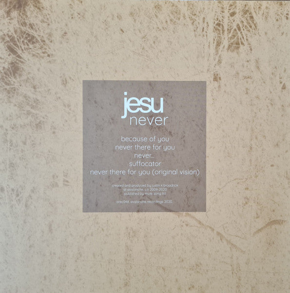 Jesu : Never (12", EP, Blu)