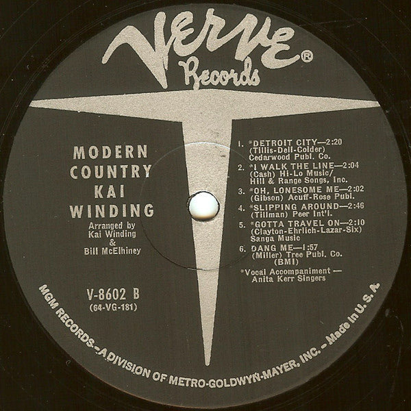 Kai Winding : Modern Country (LP, Mono)