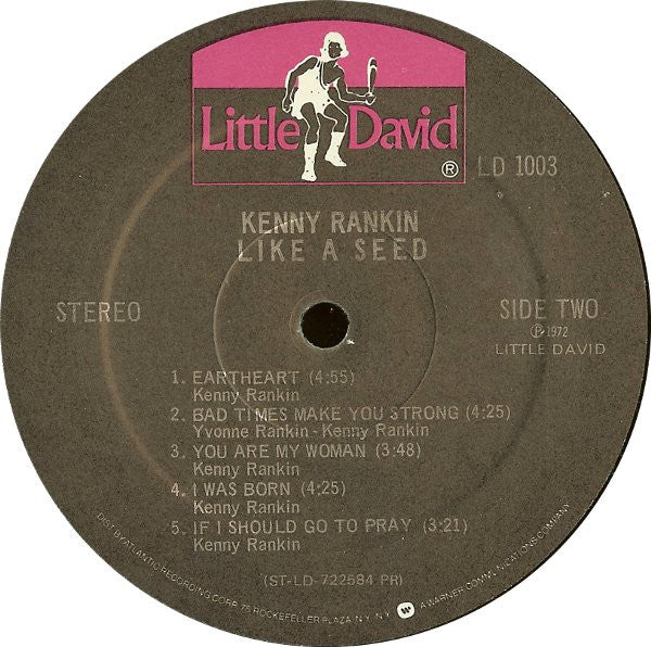 Kenny Rankin : Like A Seed (LP, Album, RE, PR )