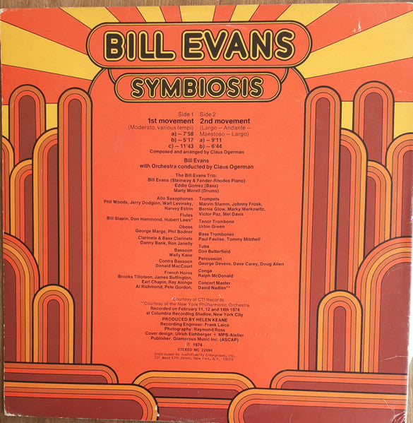 Bill Evans : Symbiosis (LP, Gat)