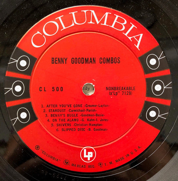 Benny Goodman : Benny Goodman Combos (LP, Comp, Mono, RE, Hol)