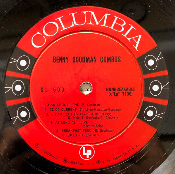 Benny Goodman : Benny Goodman Combos (LP, Comp, Mono, RE, Hol)