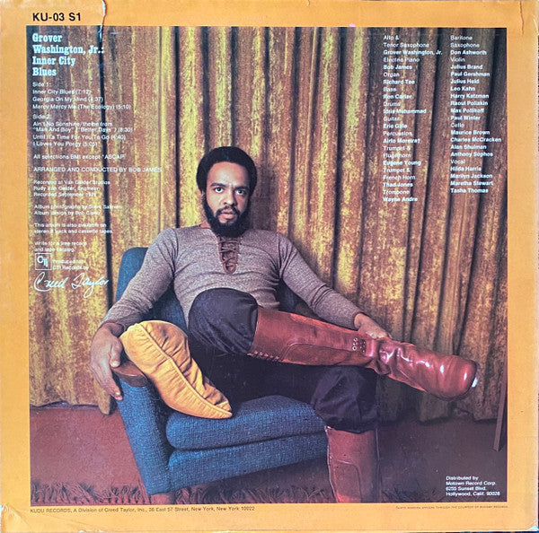Grover Washington, Jr. : Inner City Blues (LP, Album, RE, SPR)